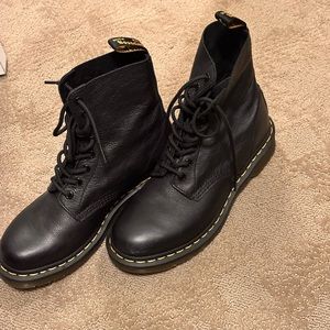 Brand new Dr. Marten’s never worn size 8 black with yellow stitching